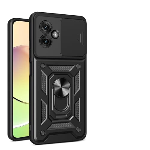 Coque Motorola Moto G55 5G noire avec protection d'objectif photo intégrée