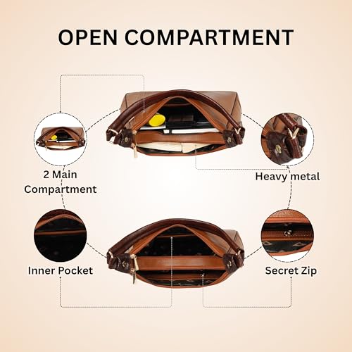 Image of Durable leather Hobo Bag for Women Branded Stylish Handbag