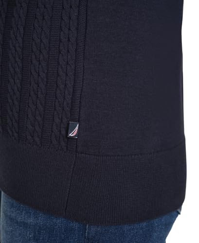 Image of Nautica Women's V-Neck Cable Polo Long Sleeve