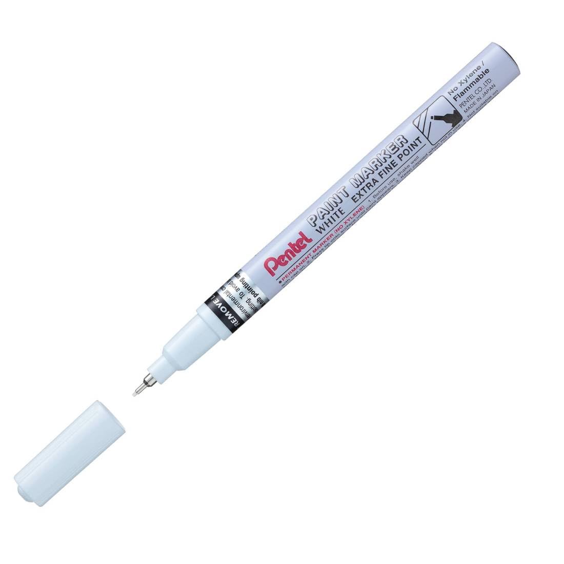Pentel - Permanent Paint Marker. Fine tip. White ink.