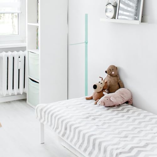 Tabla de altura infantil azul de pared para medir crecimiento en casa 5