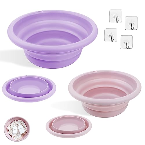 GZhaimai 2 Stk Waschschüssel Faltbar, Spülschüssel Camping Outdoor...