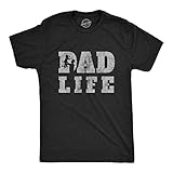 Mens Dad Life T Shirt Funny Proud Fathers Day Papa Parent Novelty Graphic Tee Funny T Shirts Dad Joke Apparel for Men Novelty Tees for Guys Black XL