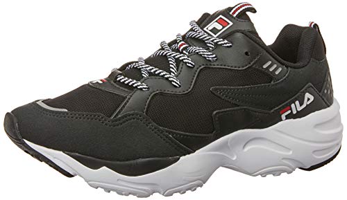 Fila Rippler, Tênis Masculino, Preto/Branco/Vermelho, 38