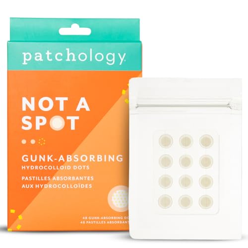 Patchology Not A Spot Hydrocolloid Pimple Patches – 48 Clear Acne...