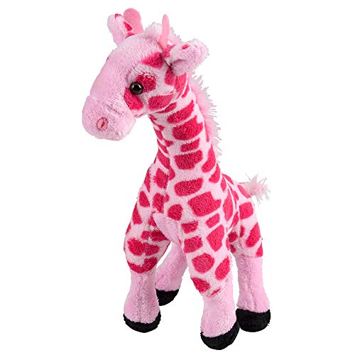 Rhode Island Novelty Pink Giraffe Plush | 11 Inches Long (1-Unit) #TOP1