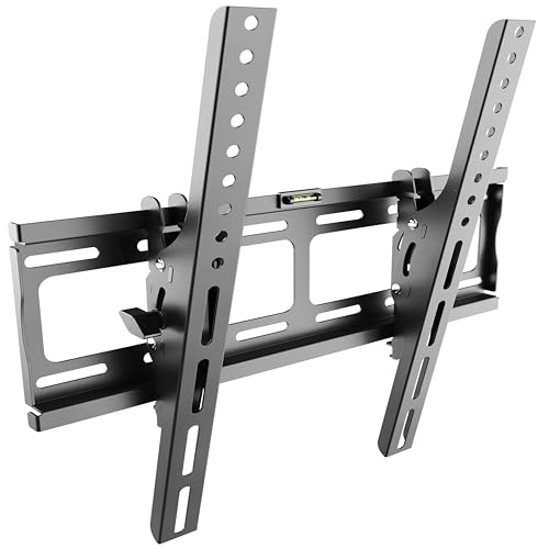 RICOO R09 TV Wandhalterung Fernseher Halterung 40-85 Zoll TV Halterung Flach Slim bis 95 kg VESA 200x200 - VESA 400x400 Wandhalterung Fernseher Wand Fernsehhalterung Neigbar auch 43 55 75 65 Zoll