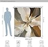 Miyotaa Abstract Flower Art Shower Curtain Set 60W... #3