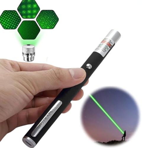 Ultra Powerful Green Laser Pointer Pen, 1000 FT Range with Adjustable Cap for Presentation, Long Range Laser Beam with Extra Disco Light Effect, Ideal for Project Design and Professional Green - Image 7