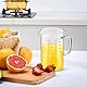 JECOMPRIS Glasmessbecher Mit Henkel 1000Ml - PräZiser Messbecher FüR KüChenutensilien Mehrzweckglas FüR Kochen Backen Und Mixen