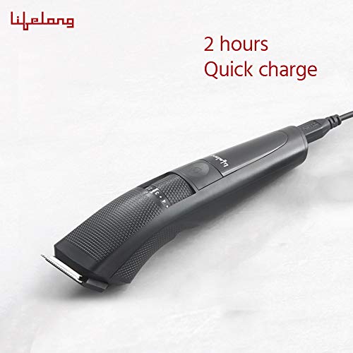 Image of Lifelong Beard Trimmer|Quick Charge (2 Hours)|Runtime: 60 Min|20 Length Settings|Cordless|USB Charging (LLPCM07) & LLPCM03 Rechargeable Nose & Ear Trimmer; 40 Minutes Runtime - Grooming Combo
