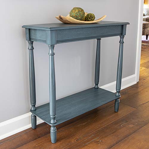 Decor therapy, Antique Navy console table, (FR8782) Beachfront Decor