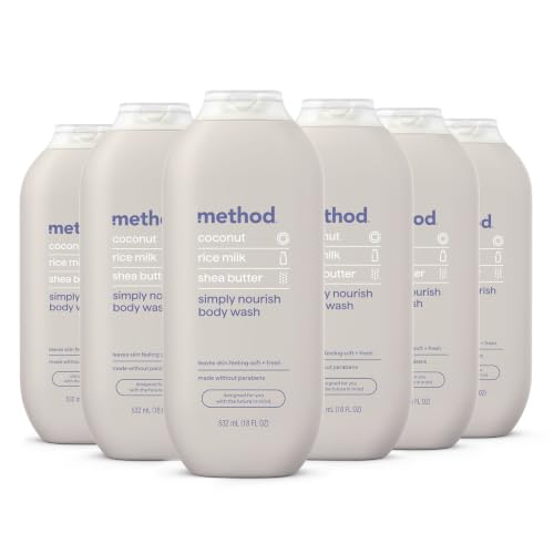 method Body Wash, Simply Nourish, 18 fl oz, 6 pack
