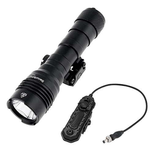 SecurityIng TF01 1000 Lumens SST40 LED Tactical Torch with Remote Pressure Switch
