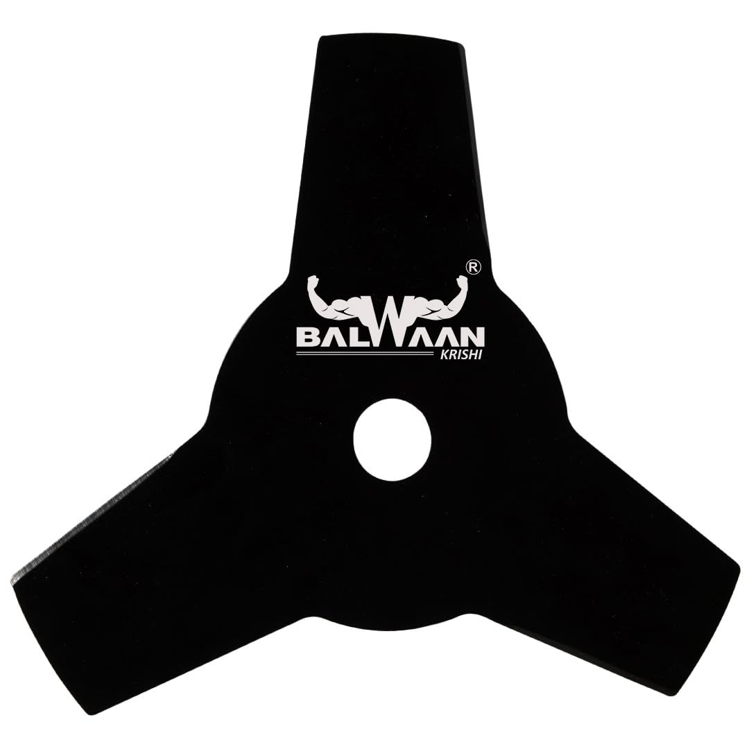Balwaan Krishi 3 Teeth Blade Attachment for Brush Cutter/Grass Cutter Blade/Trimmer/Crop Cutter/Trimmer Strimmer/Suitable for All Types of Brush Cutter (B09169Y4NF) Amazon Price History, Amazon Price Tracker