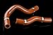 Weapon-R 636-114-104B 2-Piece Coolant Radiator Hose Kit, Silicone, Blue