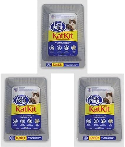 Miniatura 2 de Cat's Pride, Bandeja de arena desechable, incluye sartén y arena todo en uno (paquete de 1)