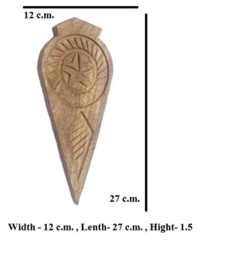 Image of Made in india Thekua Mould /Khajoor Mould (Thekua Sanecha) Pack of 2 Piece saacha Small Size and Big Size Combo Set for kichen use and puja kichen use.