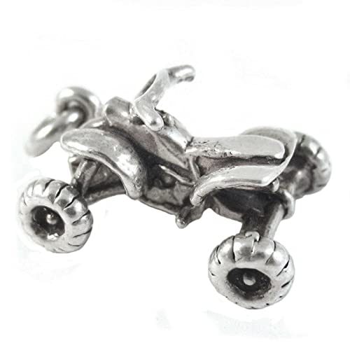 Charm - Sterling Silver - Jewelry - Pendant - ATV
