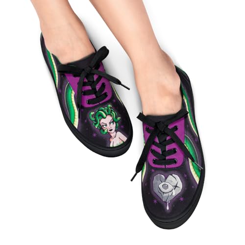 Image of Hot Chocolate Design All-Day Women's Lace-Up Sneakers | Canvas Upper, Cushioned Footbed with Arch Support, Flexible Rubber Outsole, Vegan Construction, Casual Everyday Sneakers