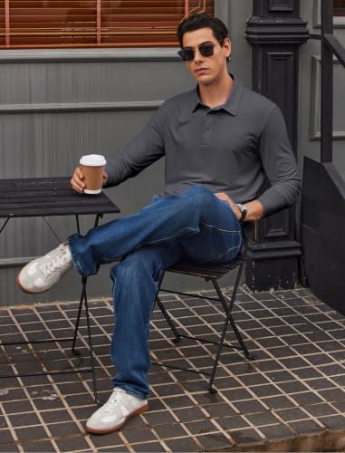 Men's Long Sleeve Polo Shirts  - image 6
