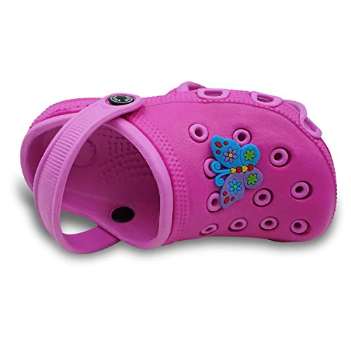 Image of Toddler Little Kids Clogs Slippers Sandals, Non-Slip Girls Boys Clogs Slide Lightweight Garden Shoes Slip-on Beach Pool Shower Slippers