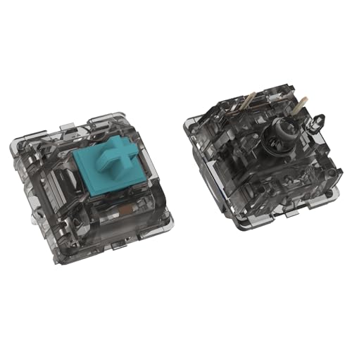 Image of DUROCK T1 Tactile Keyboard Switches, 5 Pins Switches for Mechanical Keyboards with Special Tactile Stem, 67g Mechanical Keyboards Switches (T1 Smokey 67g, 90pcs)