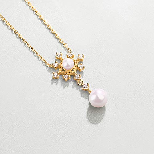 Collar de perlas antialérgico en plata de ley 925 que no mancha 3
