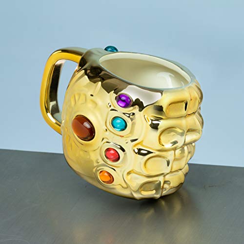 Paladone Taza Desayuno Gauntlet Infinity War Los Vengadores, cerámica, Multicolor, 15 x 11 x 10 cm