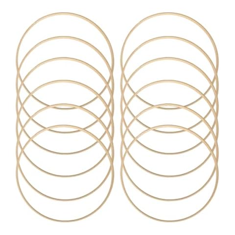 Crystalberry Wooden Bamboo Floral Hoops Cover