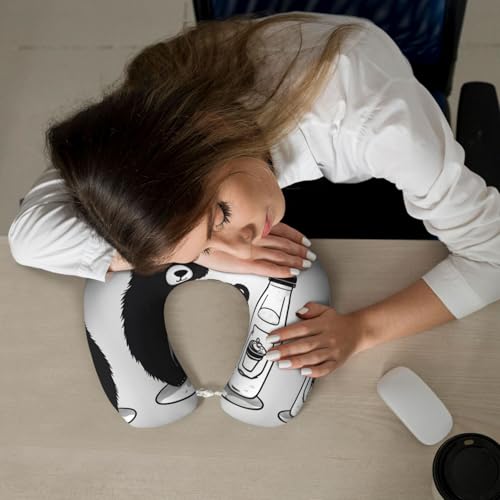 Almohada de espuma viscoelástica para viaje tamaño único miniatura 6