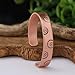Handmade Elegant Copper Bracelet for Women and Men - Pure Copper Bracelet for Pain Relief and Stress Relief - Adjustable, Thickest, Twisted Copper Wire Bracelet to Fit many Size Wrist