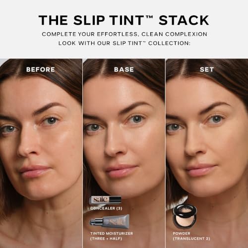 Saie Slip Tint Broad Spectrum SPF 35 Sunscreen Tinted Moisturizer - Three (Light to Medium - Peach) 1.36 oz – Ansicht 6