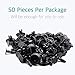 Lantee Car Clips - 50 Pcs Engine Cover Bumper Radiator Cover & Grille Push-Type Retainer Fasteners for Toyota & Lexus 90467-07211