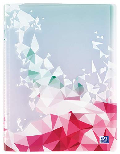 OXFORD Protège-Documents Graphyk A4 60 vues / 30 Pochettes Couverture Polypro Coloris Assortis