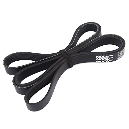Image of MOCA 6PK2095 Serpentine Belt Compatible with 2005-2008 for Chrysler 300 3.5L 5.7L, 2002-2007 for Dodge Caravan 3.3L, 2004-2008 for Mazda 6 3.0L, 2002-2008 for Dodge Grand Caravan 3.3L