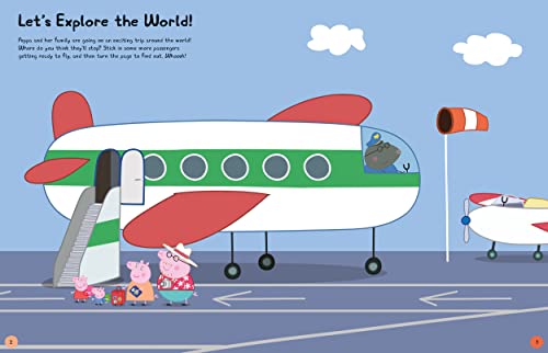 Peppa Pig: Peppa's Travels: Sticker Scenes Book