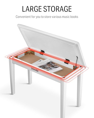 Professional Piano Bench Storage Seat
