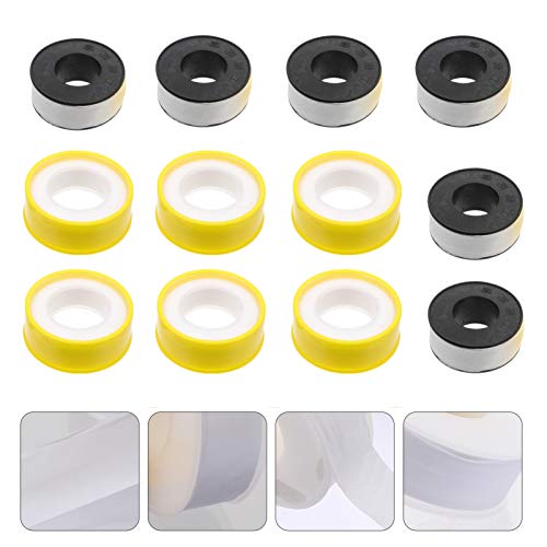 UKCOCO 12Pcs Fitas de Vedação de Rosca Fita Selante para Encanadores Fita Selante para Roscas de Tub