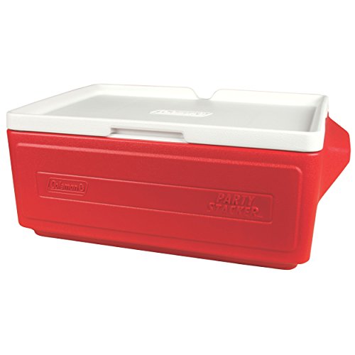 Coleman 24 Can Party Stacker Cooler, Red