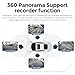 MekedeTech DUDUAUTO 360° Panoramic Camera 1080P AHD, Rear Front Left Right Around View