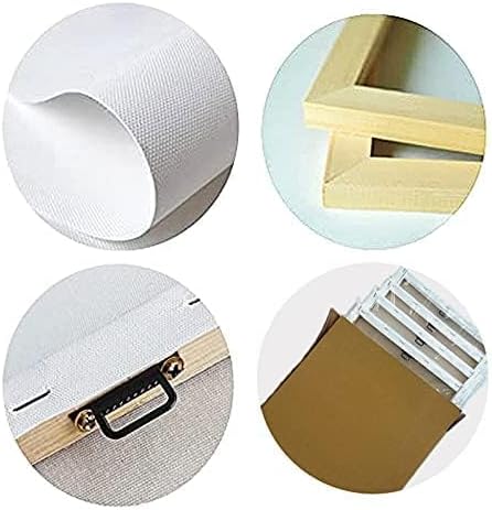 Yxbhhym Animal Black and White Tiger Canvas Wall Art Picture Tiger Painting Print Gallery Wrap Office Bathroom Living Room Decoration Modern Home Art Framed Wall Art– 20X40inch - Image 7