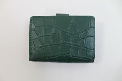 【専用】クロコダイル 財布 本物 二つ折り マット仕上げ グリーン 緑 折財布 Amazon | [高級呉服店] クロコダイル 財布 二つ折り マット