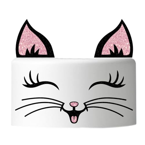 Cat Cake Decoration Includes Cat Eyes Ears Mouth Cake Decoration Inserts