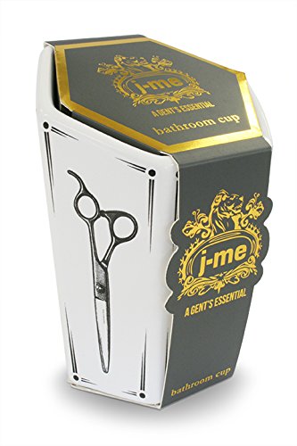 J-ME-me jmebathcup Recipiente para baño, Ceramic, Color Blanco, 8,7 x 9,8 x 13 cm