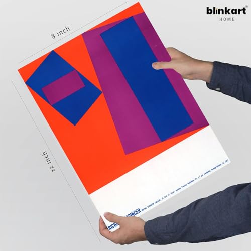 Image of BLINKART Abstract Art Aesthetic Modern Art Walls With Frame | Natural Wood Texture | Living Room Bedroom Office Wall Decoration | Poster Home Decor Frames Wall Bedroom | 12x8 Inches (D350)