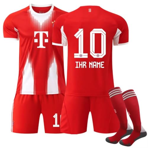 Generisch Personalised 2025/26 Bayern Home Football Jersey Set...