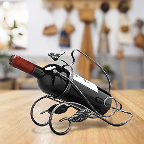 Soporte para Botellas de Vino de Metal 25x10x25 cm miniatura 2