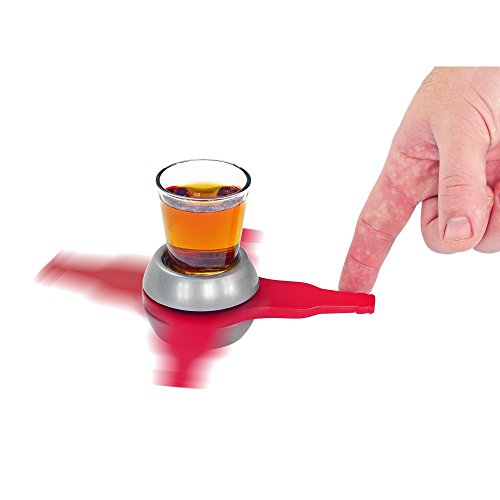 Fairly Odd Novelties Spin The Bottle Shot Spinning Shot Glass Drinking Novelty Game #TOP3
