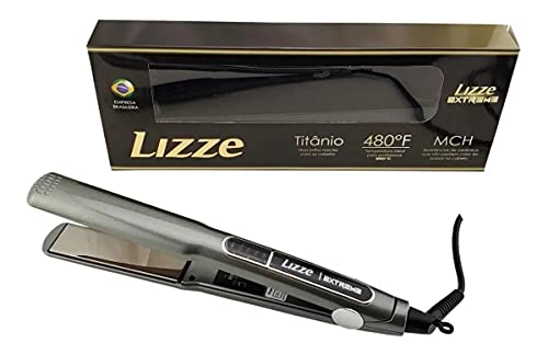Lizze Extreme 250 Deg. C. (480°F) Original Nano Titanium Technology Hair Straighteners | 100% Straight Hair | Frizzy Free | Say Goodbye To Dry, Frizzy Curly Hair | Super Powerful Iron (110 Volts) #TOP3